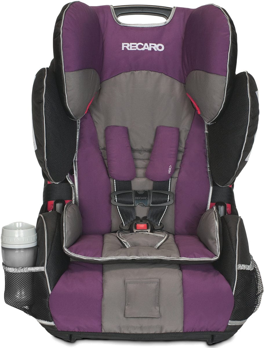 RECARO Performance SPORT Combination Harness Booster Car Seat - Plum - 386-01-PLUM