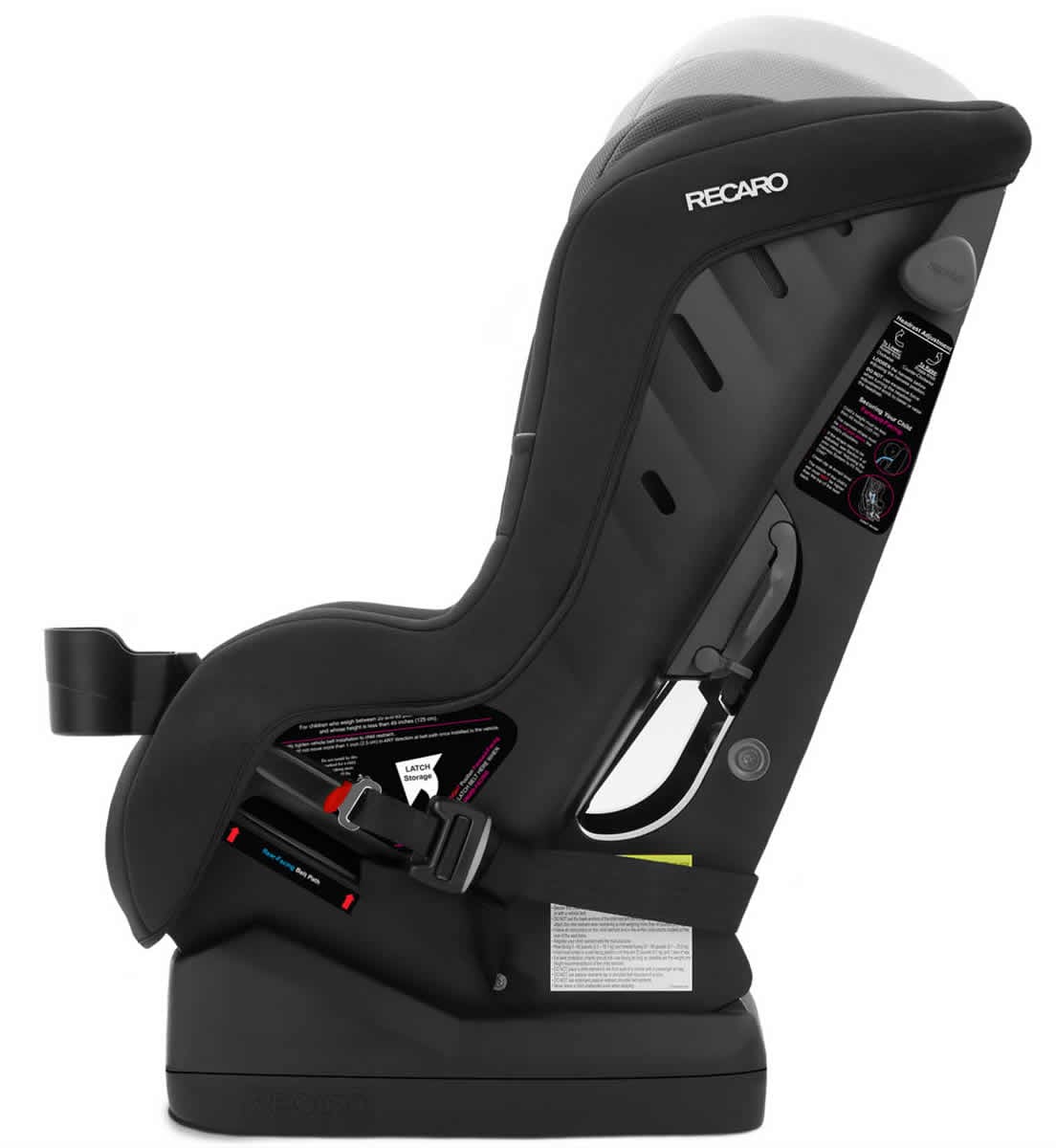 Recaro Roadster XL Convertible Car Seat - Carbon Black - 3430-21514-33