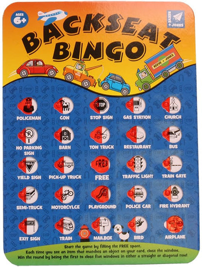 Reeve + Jones Back Seat Bingo - RJ16