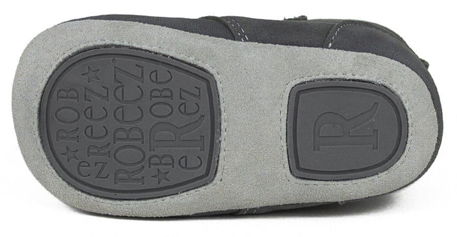 Robeez First Kicks Thiago - Charcoal, 12-18 months - 011-40059