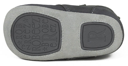 Robeez First Kicks Thiago - Charcoal, 12-18 months - 011-40059