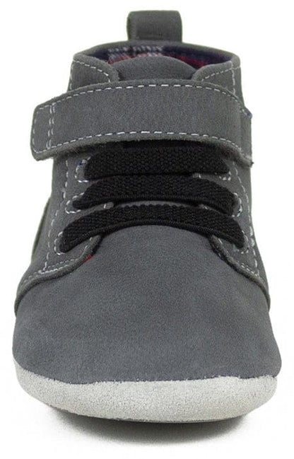 Robeez First Kicks Thiago - Charcoal, 12-18 months - 011-40059