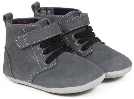 Robeez First Kicks Thiago - Charcoal, 12-18 months - 011-40059