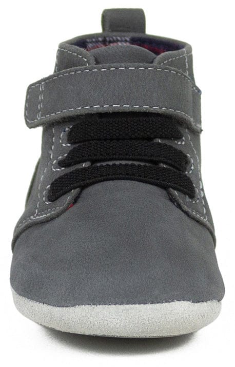 Robeez First Kicks Thiago - Charcoal, 9-12 months - 011-41912