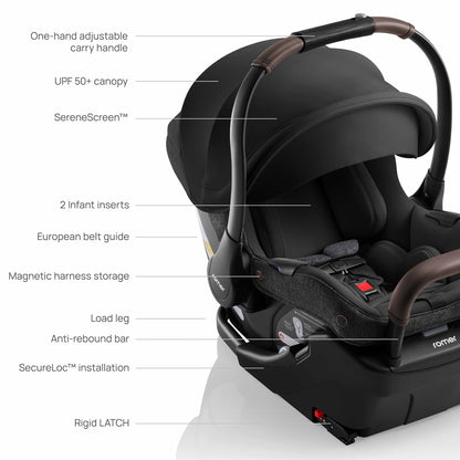 Romer Juni + Tura Travel System With Versa Base - Peppercorn - TD561S