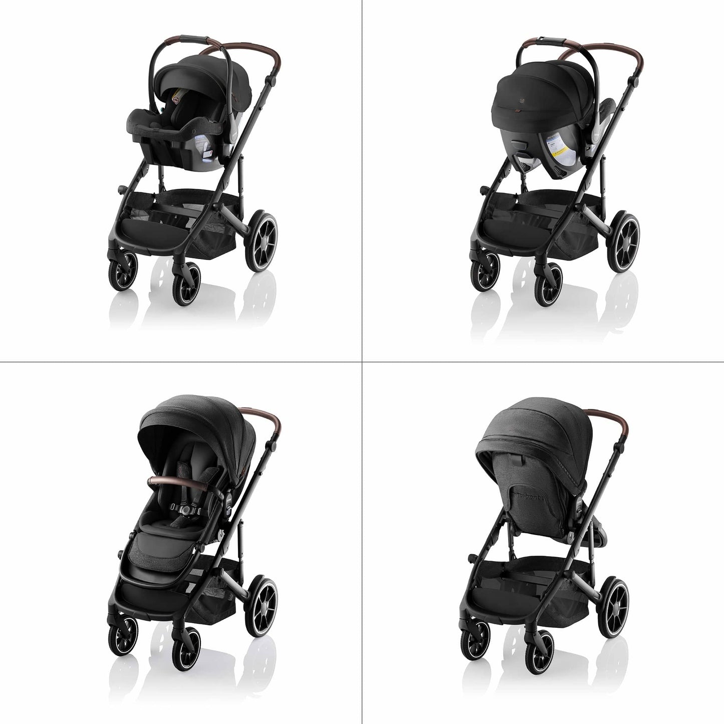 Romer Juni + Tura Travel System With Versa Base - Peppercorn - TD561S