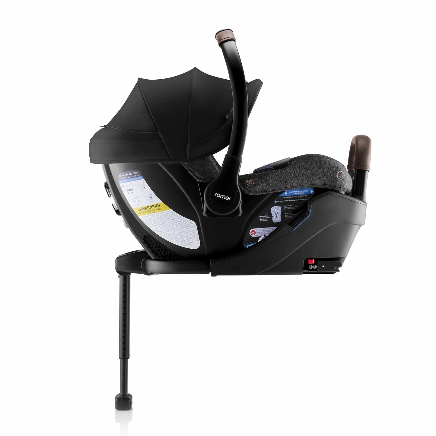 Romer Juni + Tura Travel System With Versa Base - Peppercorn - TD561S