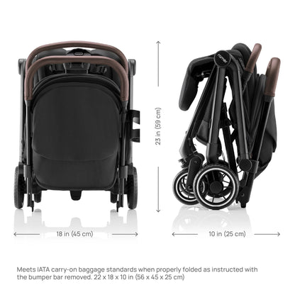Romer Lani Ultra-Lightweight Compact Stroller - Peppercorn - UD571S