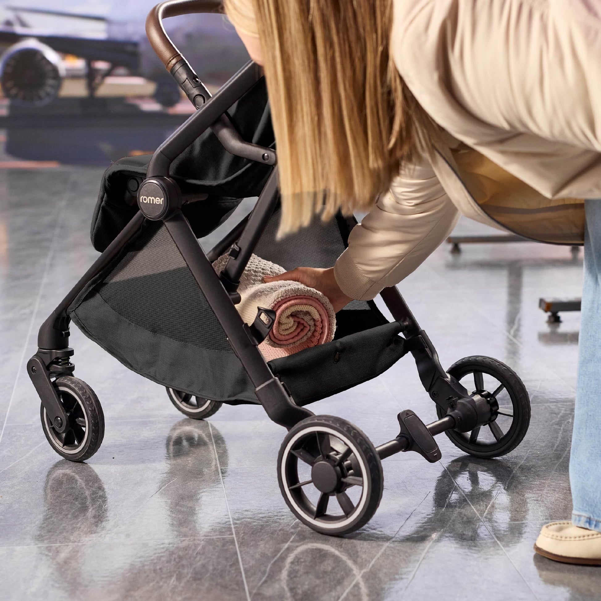 Romer Lani Ultra-Lightweight Compact Stroller - Peppercorn - UD571S