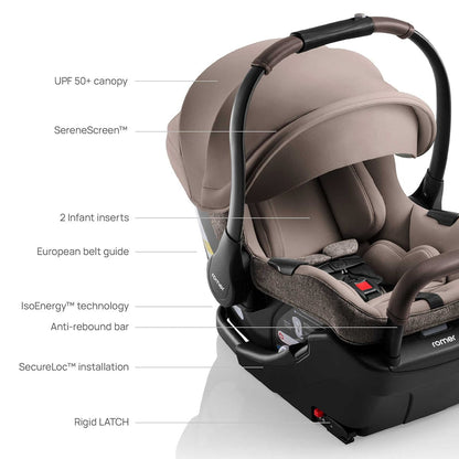 Romer Tura + Juni Travel System Bundle - Truffle - U020206-E1D151T