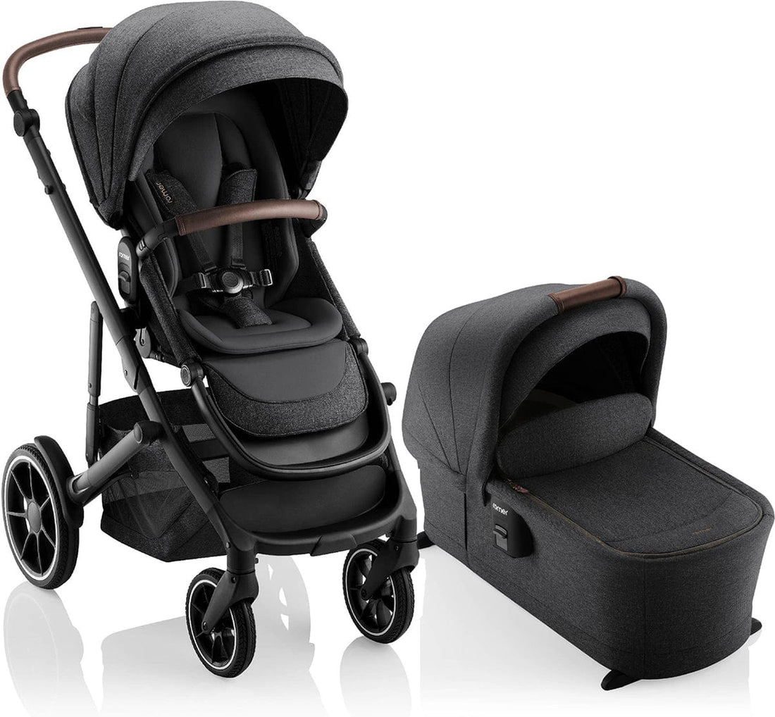 Romer Tura Stroller + Sera Bassinet Bundle - Peppercorn - U020207-S953100