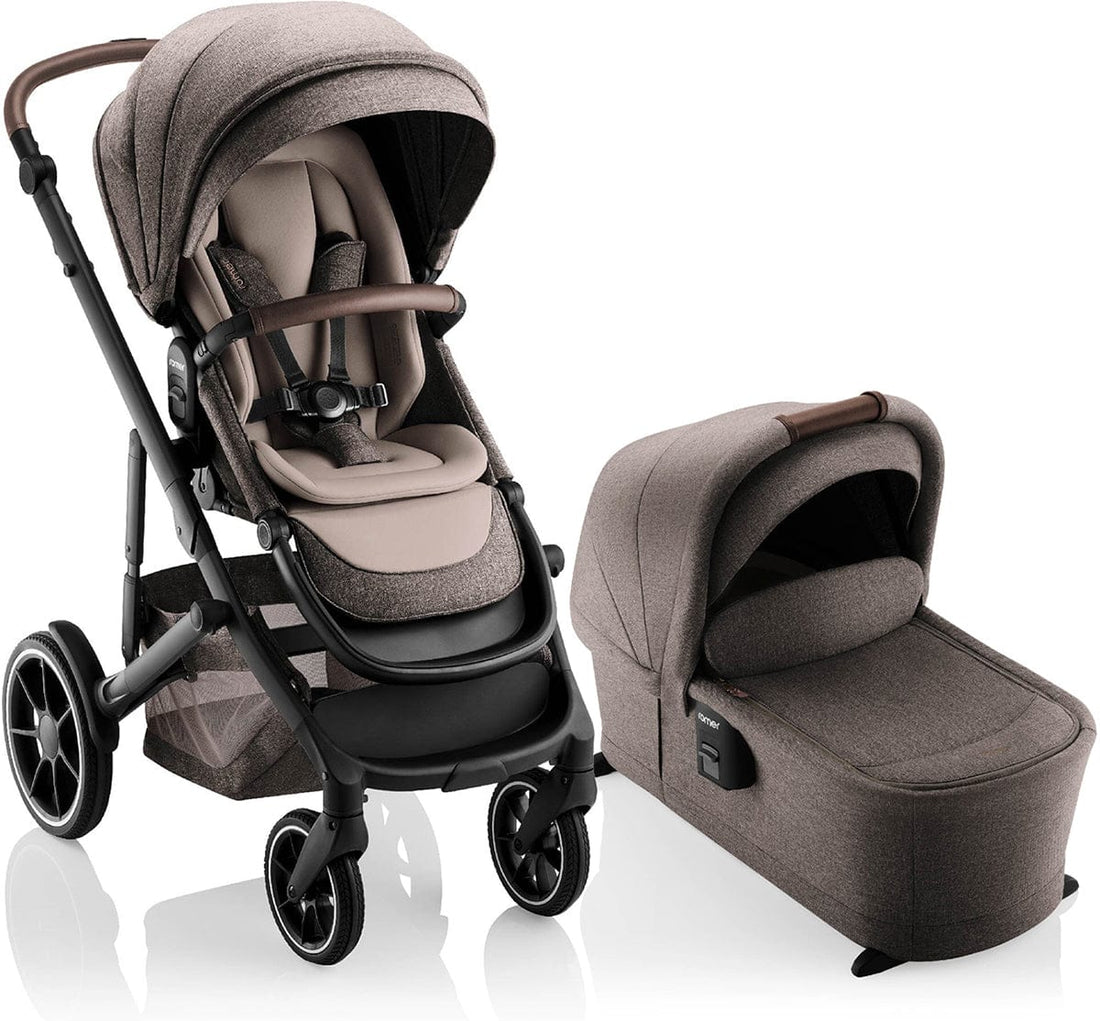 Romer Tura Stroller + Sera Bassinet Bundle - Truffle - U020206-S953000