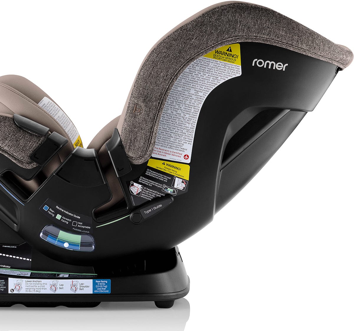 Romer Veni Convertible Car Seat - Truffle - E1D171T