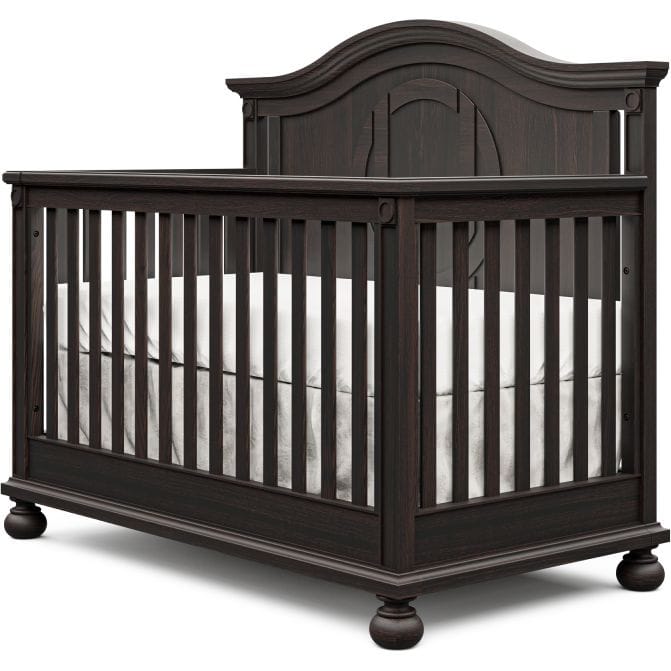 Romina Furniture Dakota Convertible Crib (Solid Back) - 17501-BR