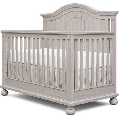 Romina Furniture Dakota Convertible Crib (Solid Back) - 17501-ASH