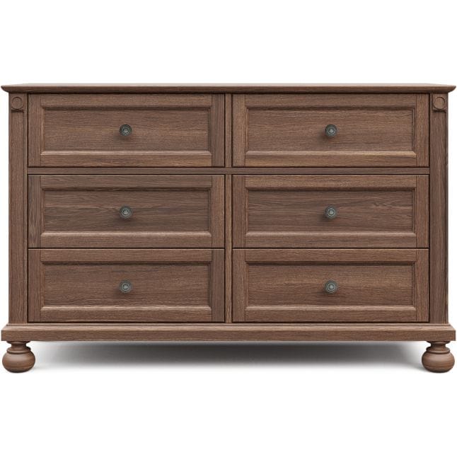 Romina Furniture Dakota Double Dresser - 17008-NO-B