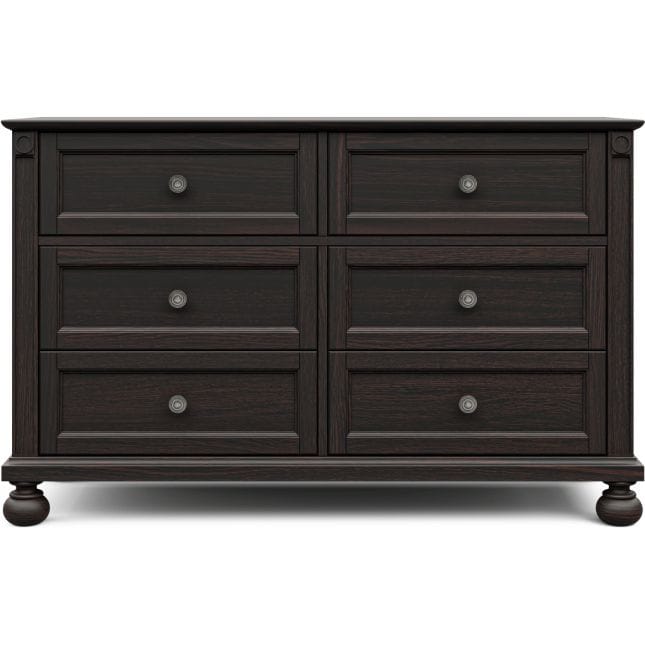 Romina Furniture Dakota Double Dresser - 17008-BR-B