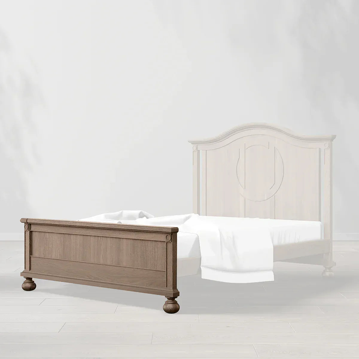 Romina Furniture Dakota Low-Profile Footboard -
