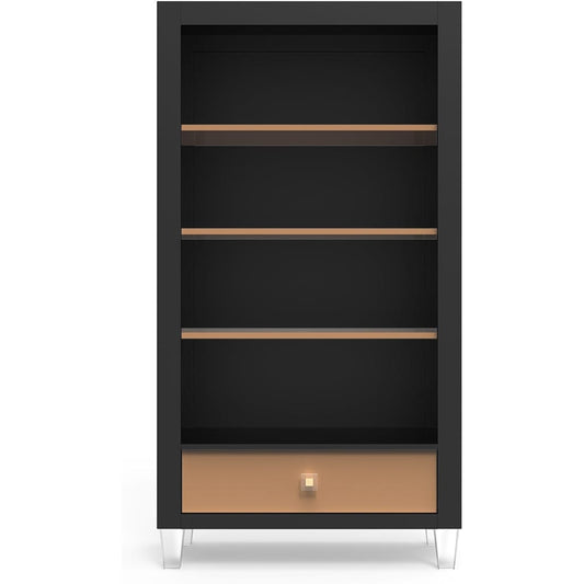 Romina Furniture Millenario Bookcase - 16022-SB-MG