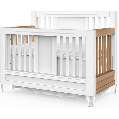 Romina Furniture Millenario Convertible Crib - 16501-SW-MG