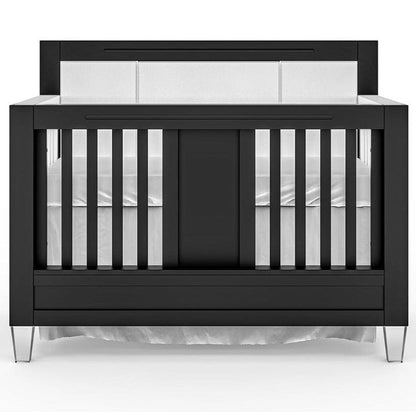 Romina Furniture Millenario Convertible Crib (Tufted) -