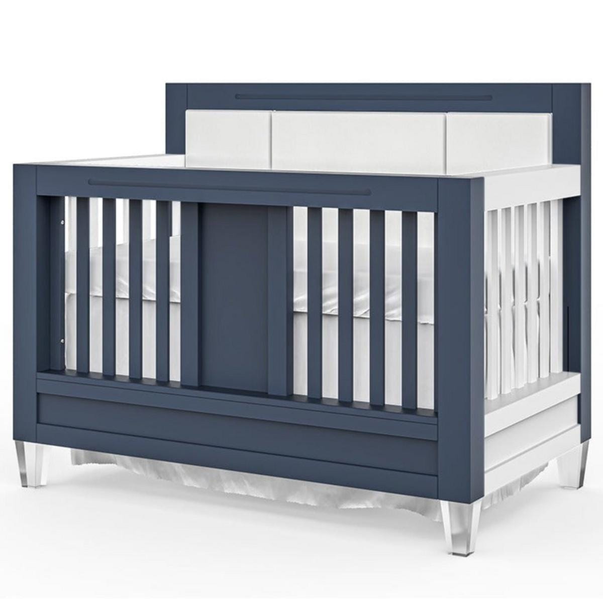 Romina Furniture Millenario Convertible Crib (Tufted) -