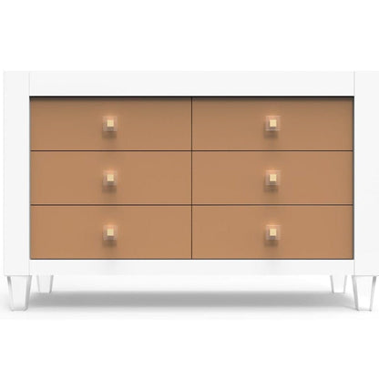 Romina Furniture Millenario Double Dresser -