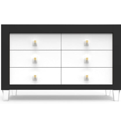 Romina Furniture Millenario Double Dresser -