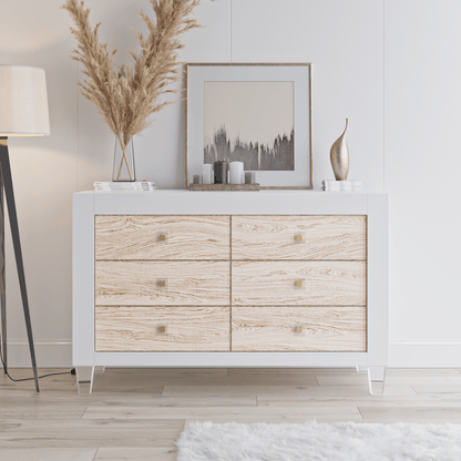 Romina Furniture Millenario Double Dresser - 16008-SW-D