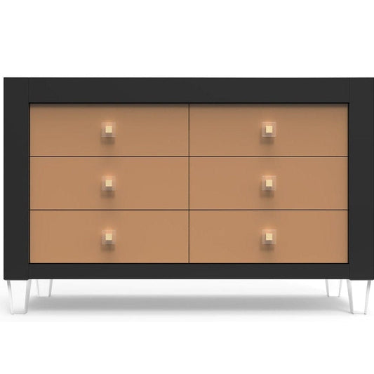 Romina Furniture Millenario Double Dresser -