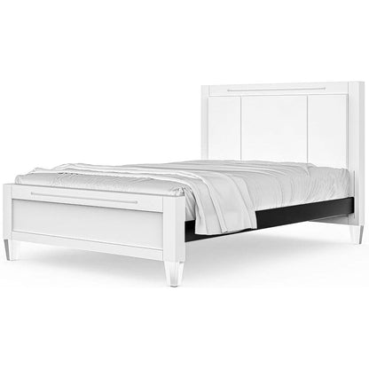 Romina Furniture Millenario Full-Size Bed (Tufted) - 16537-SW-SB-BL