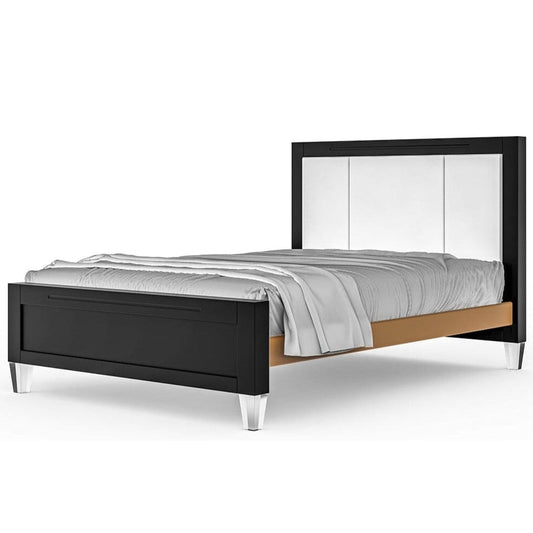Romina Furniture Millenario Full-Size Bed (Tufted) - 16537-SB-MG-BL
