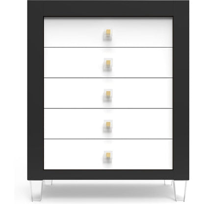 Romina Furniture Millenario Tall Chest - 16005-SB-SW
