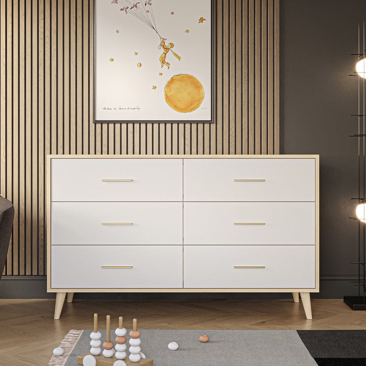 Romina Furniture New York Double Dresser -