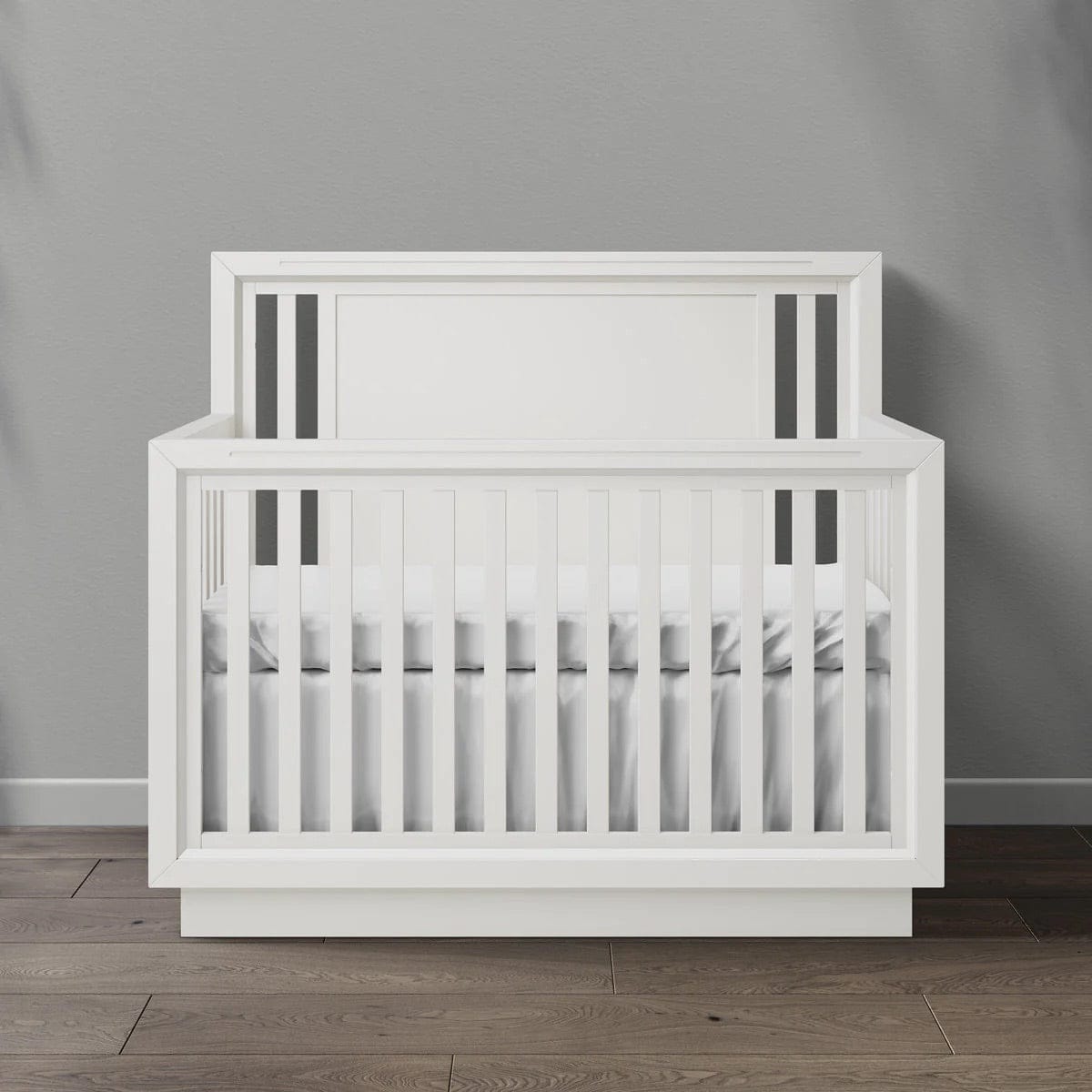 Romina Furniture Quadro Convertible Crib - 18501-SWHT