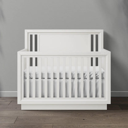 Romina Furniture Quadro Convertible Crib - 18501-SWHT