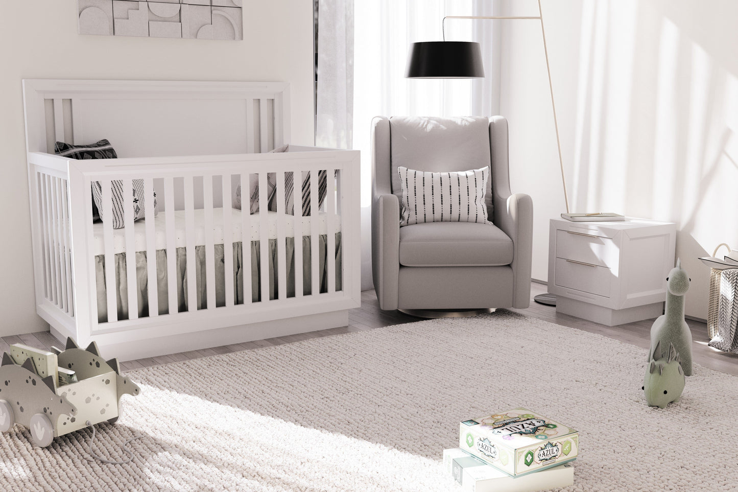 Romina Furniture Quadro Convertible Crib -