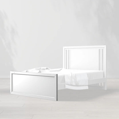 Romina Furniture Quadro Low Profile Footboard - lp18500-SWHT
