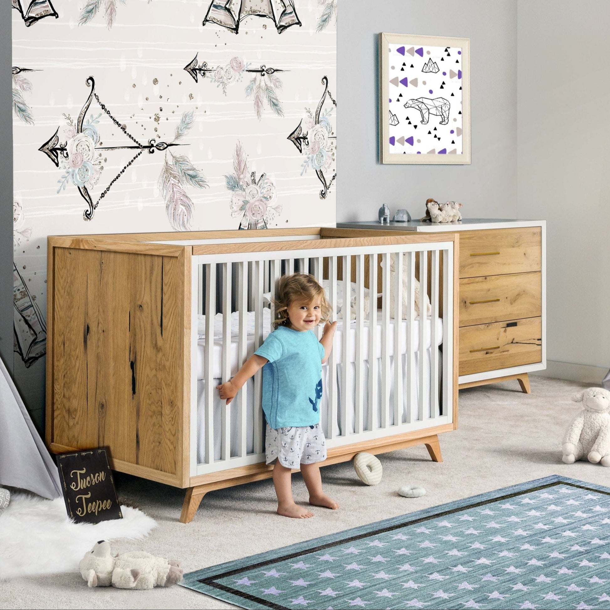 Romina Furniture Uptown Classic Crib -