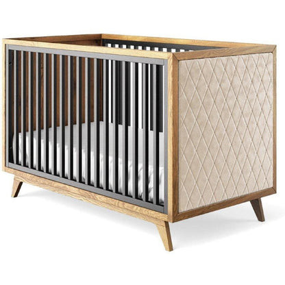 Romina Furniture Uptown Classic Crib (Tufted Sides) -