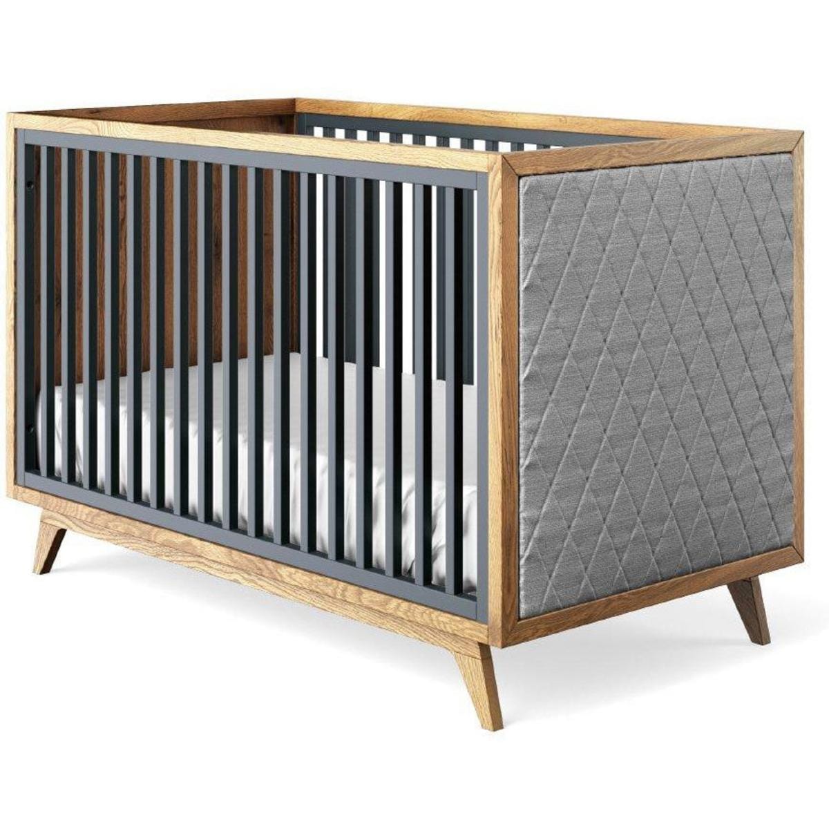 Romina Furniture Uptown Classic Crib (Tufted Sides) -