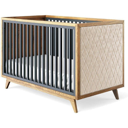 Romina Furniture Uptown Classic Crib (Tufted Sides) -