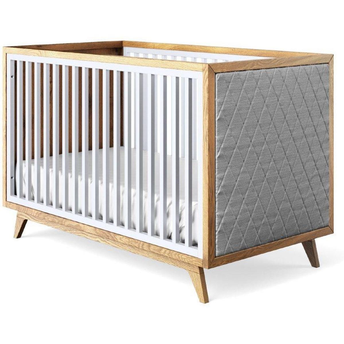 Romina Furniture Uptown Classic Crib (Tufted Sides) -