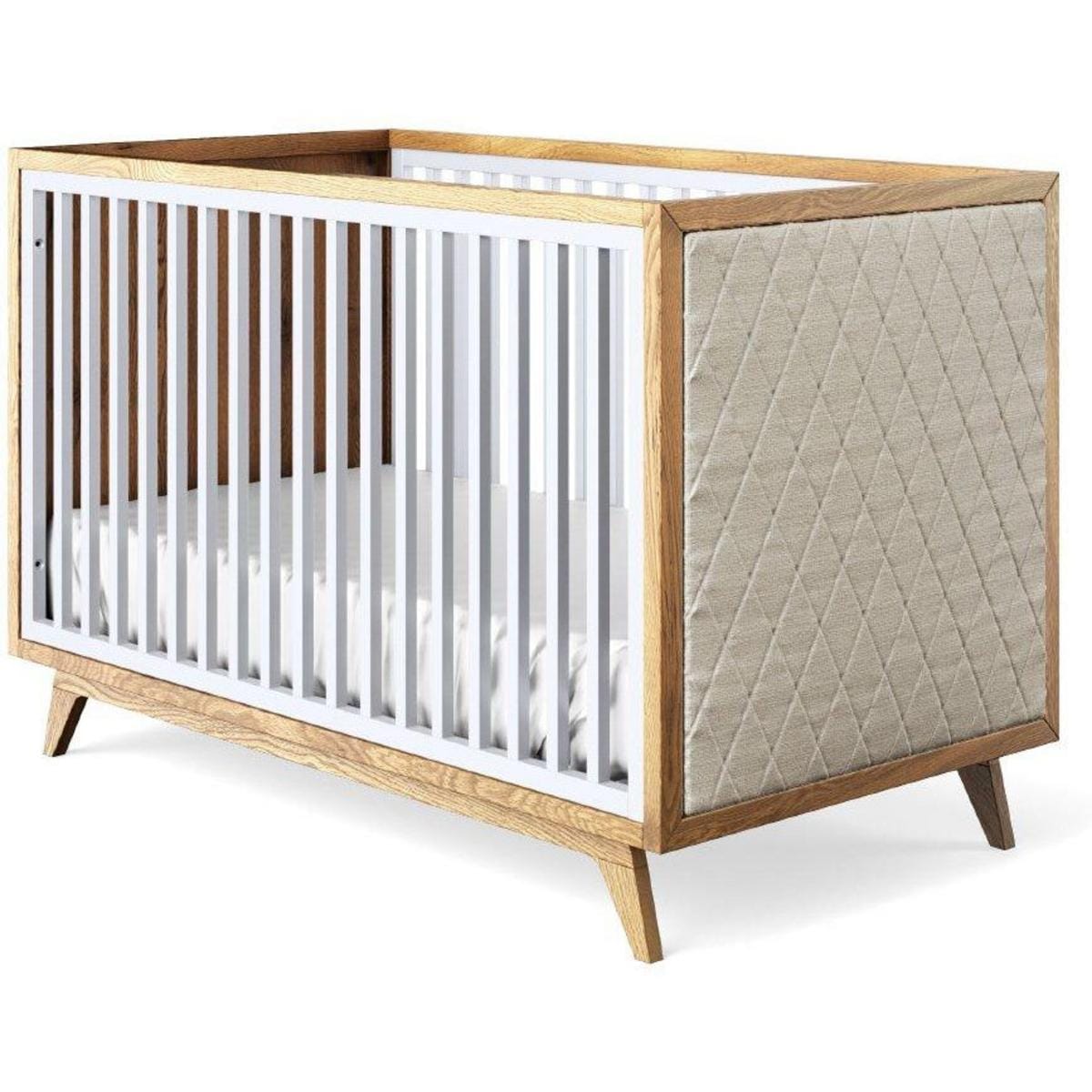 Romina Furniture Uptown Classic Crib (Tufted Sides) -