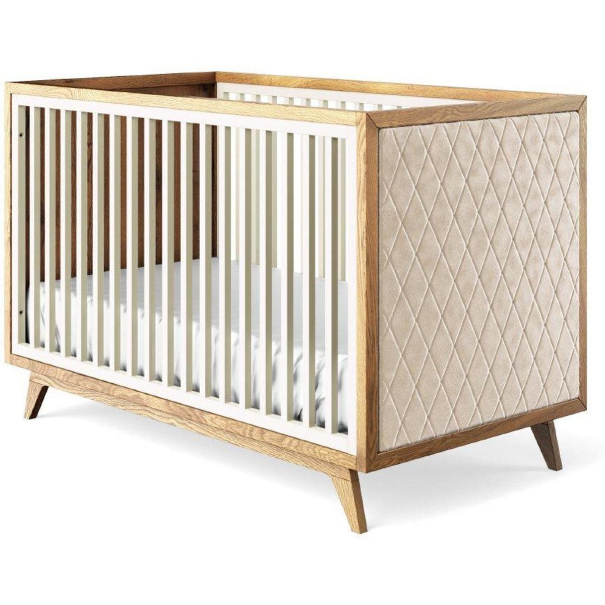 Romina Furniture Uptown Classic Crib (Tufted Sides) -