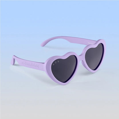 Roshambo Eyewear Polarized Baby Sunglasses - Heart - Lilac / Grey (0-2 years) - B-P-BLOSSOM-HEART