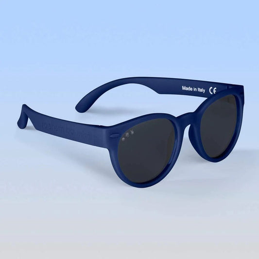 Roshambo Eyewear Polarized Baby Sunglasses - Simon Rounds - Navy / Grey (0-2 years) - B-P-SIMON-ROUND
