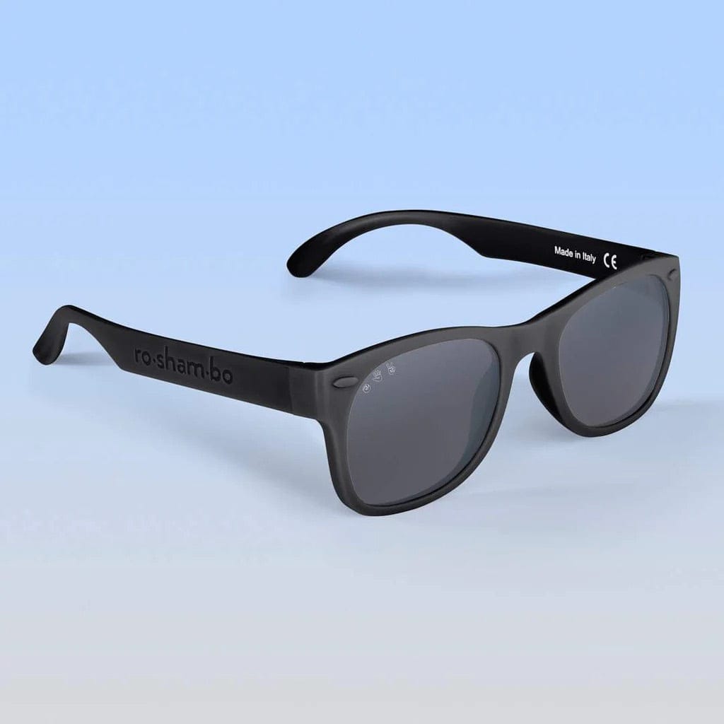 Roshambo Eyewear Polarized Toddler Sunglasses - Bueller - Black / Grey (2-4 years) - T-P-BUELLER