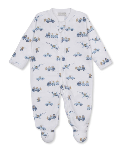 Kissy Kissy Footie w/ Zip Print - Multi, 3-6M