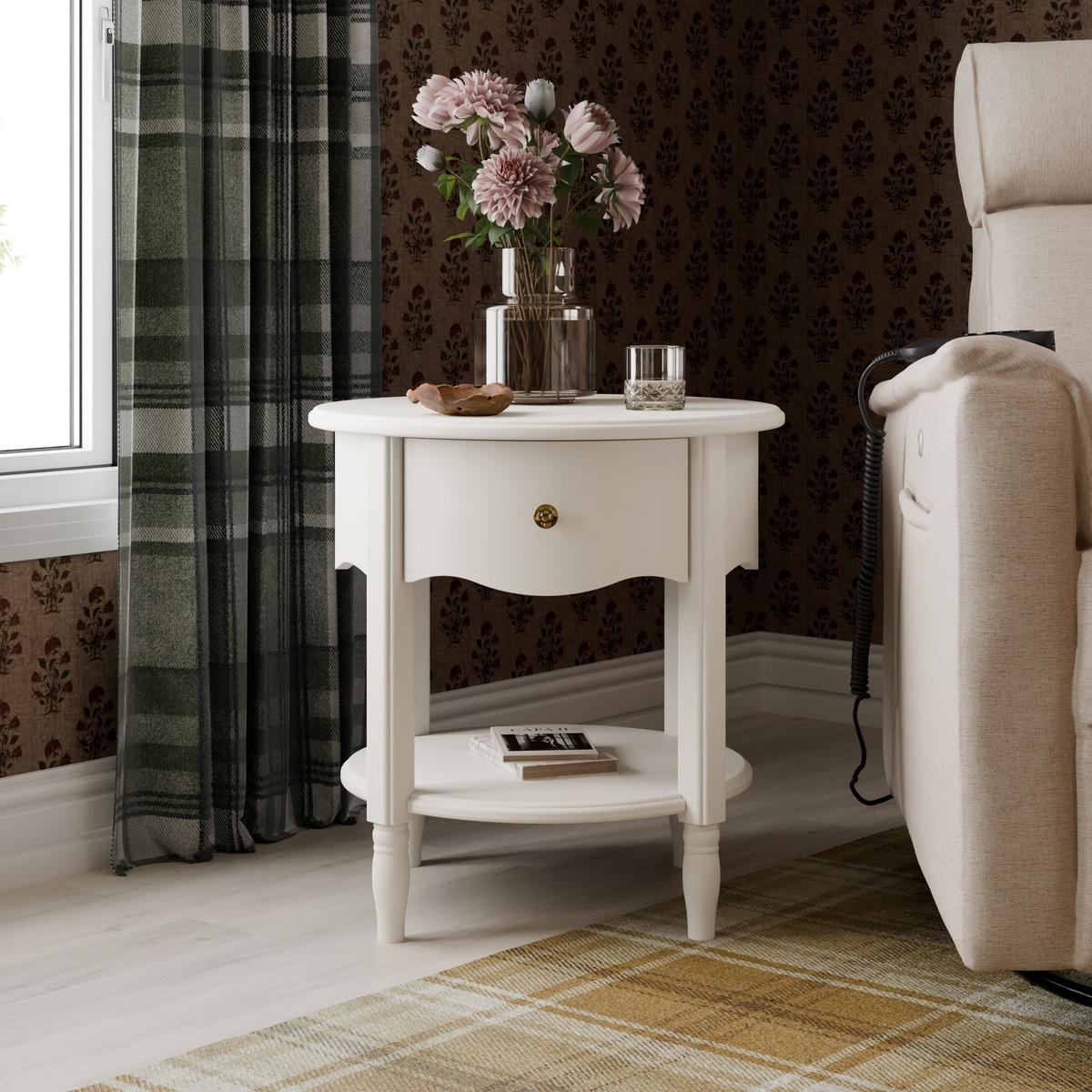 Namesake Liberty Assembled Nightstand - Warm White